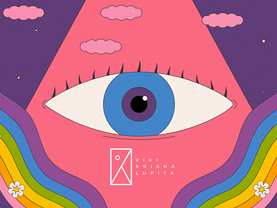 Eyes that See - Psychedelic Groovy Animation 2d animation animated characters animated design animated graphics animation animation art animation design character animation character design character motion digital animation explainer video graphic design graphic motion motion design motion graphics
