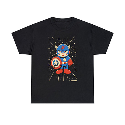Captain Kirby Shirt apparel captain america captain kirby design game gaming graphic design illustration kirby nintendo shirt