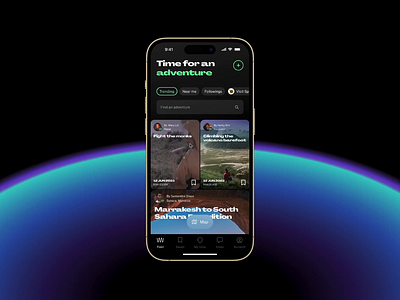 Teleporting — adventure app app branding mobile app ui uiux ux