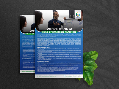 SOCIAL MEDIA FLYER DESIGN Job vacancy advertisement design branding design graphic design sachitheek