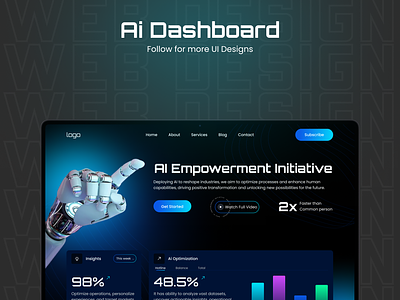 Ai Empowerment - Revenue Generated Ai - Web Design ai ai dashboard ai services ai web design ai website app design clients developer figma design figma website design graphic design illustration responsive design ui designer ux designer uxui web design website design ui