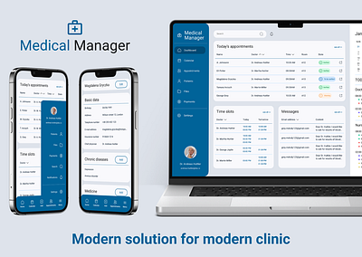 Medical Manager - UX case study app branding case study design graphic design ui ux ux design