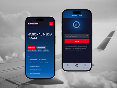 National Airlines Website Mobile Adaptation adaptation airlines app bachoodesign clean design interface mobile plane tags ui uiux ux web design website