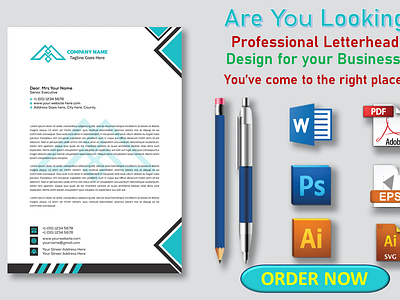 I will professional letterhead, Business card and stationery 3d branding businesscard businessletterhead companyletterhead corporatestationery design graphic design illustration letterhead letterheaddesign logo luxurybusinesscard minimumbusinesscard moderndesign motion graphics professional professionaldesign stationery stationerydesign