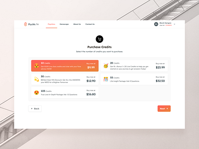Purchase Credits UX/UI addcredits buyscreen creditpurchase degitalexperience designtrends innovationindesign interactiveui microinteractions purchase purchaseflow responsiveux sleekdesign ui uiuxdesign usercentric ux