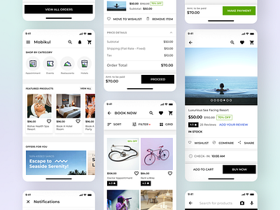 Magento Booking App app app design design design webkul mobile app ui ui ux userinterface ux webkul webkul design