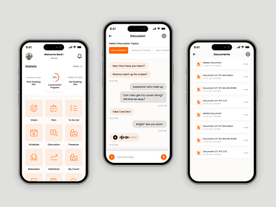 Construction management Mobile App App UI UX Design app ui best building construction construction app ui construction management app figma app design figma app designer mobile app design mobile app ui top ui ui design ui ux designer ux