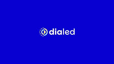 dialed® brand branding design energy graphic design illustration lamp led logo logo design