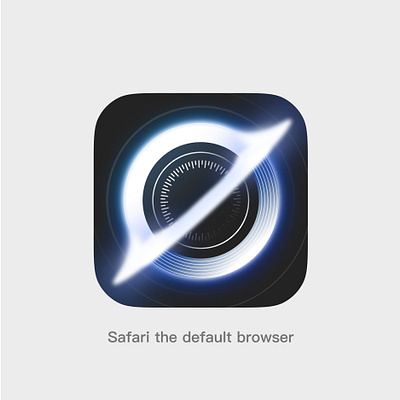 A Blackhole ICON for Safari 3d branding graphic design icon logo ui ux vector