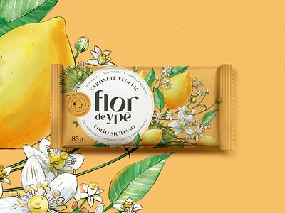 Flor de Ypê Vegetal | 01 brand brand design brand identity branding branding concept branding design design graphic design illustration logo package packaging soap visual identity