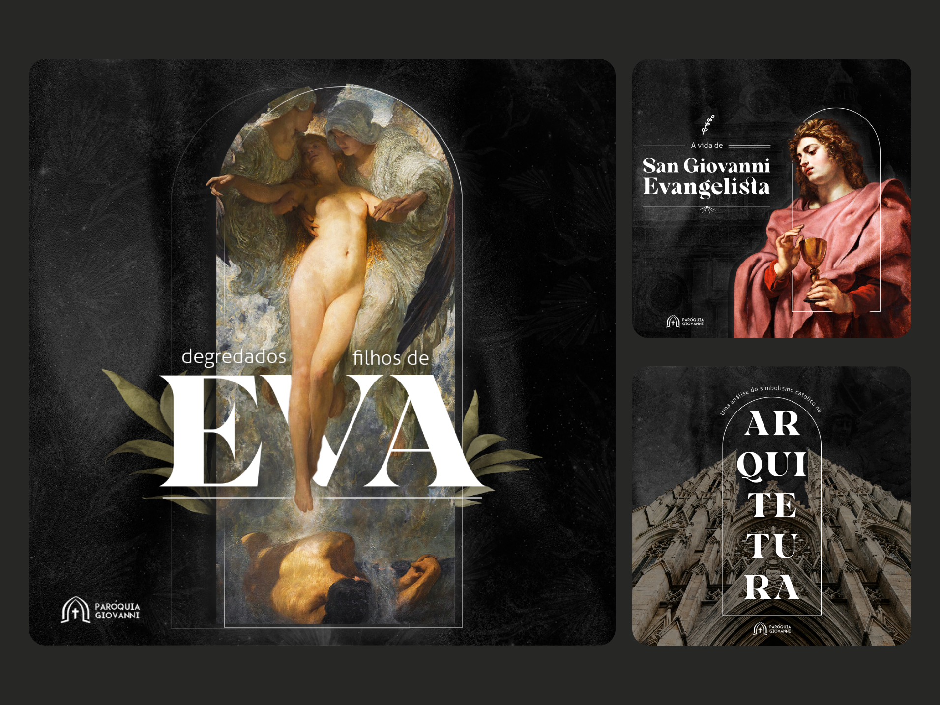 Paroch Social Media - Catholic architecture catholic catholic design catholic post classical social media graphic design instagram social paroch design social media vintage