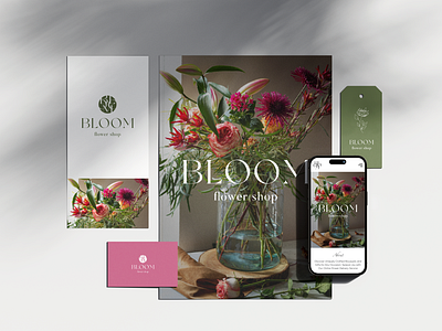 Bloom- branding brand branddesign branding design graphic design social media ui ux webdesign