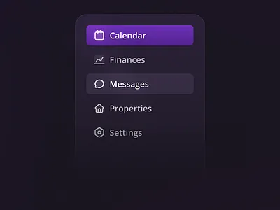 Navbar UI design minimal navbar ui