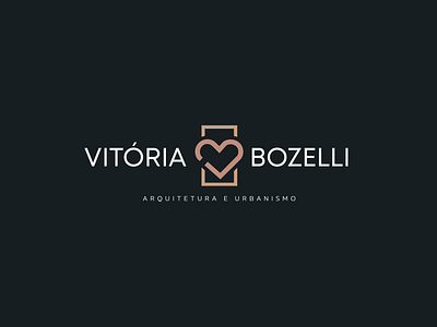 Vitória Bozelli arch architeture brand branding design graphic design logo logo design