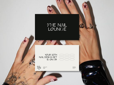 Loyalty Card Design | Nail Salon branding design graphic design logo typography