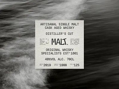 Label design | Whisky branding branding design graphic design logo packaging typography