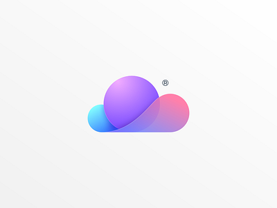 CloudTwist Logo branding cloud colorful data design identity illustration logo simple
