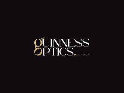 Guinness optics branding care eye logo logotype optics