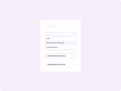 Dropdown Menu - DailyUI Challenge #027 appdesign branding daily ui 27 daily27 dailyui dailyui challenge 27 dailyui27 dailyui27challenge dailyuichallenge design drop down dropdown dropdown menu dropdownmenu figma illustration logo product design purple dropdown ui