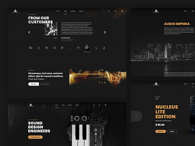 Music Website 3d graphic design ui ux web website