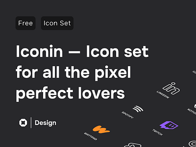 Iconin : Icon set for you 2d design figma icons outlivo ui ux vector