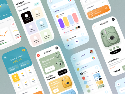 FUJIFILM adobe xd animation app reserch branding design uxui figma graphic design illustration logo mobile app mobile app design mobile app development prototype ui