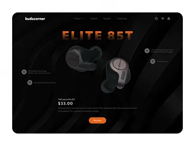 budscorner - Catalouge Website catalouge dark mode tws ui design web design website