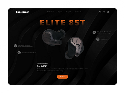 budscorner - Catalouge Website catalouge dark mode tws ui design web design website