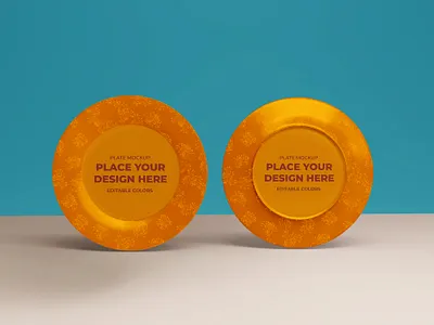 Free Plate Mockup PSD free free mockup freebies mockup mockup design mockup psd plate product design psd mockup