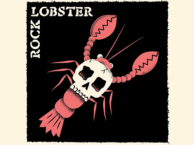 Rock Lobster editorial editorial illustration editorial illustrator illustration illustrator james olstein james olstein illustration jamesolstein.com lobster rock lobster texture vector