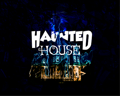 HAUNTED HOUSE background branding design graphic design illustration logo motion graphics typography ui ux vector