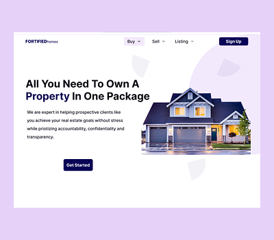 Real Estate website design figma real estate ui ux we design