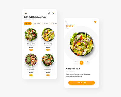 Food Ordering App - UI Design app appdesign branding design dribble figma food food ordering app foodapp graphic design onlone ordring trending ui ux