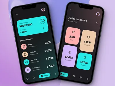 Finance app UI dashboard dashboard finance minimal
