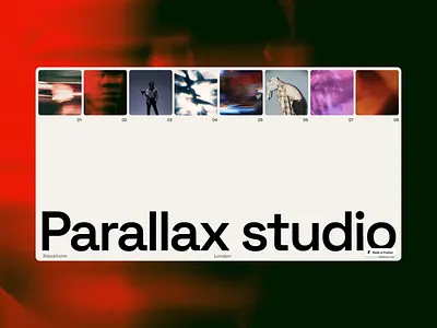 Parallax — Framer design framer interactivedesign landingpage motion graphics ui ux webdesign