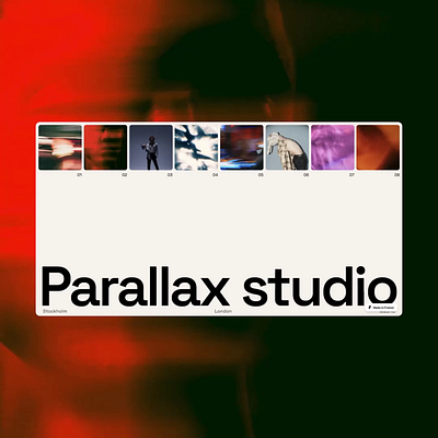 Parallax — Framer design framer interactivedesign landingpage motion graphics ui ux webdesign