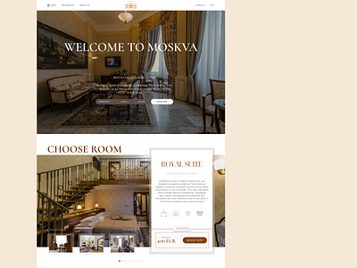 Hotel landing page booking booking page design desktop hotel hotel website landing landing page ui ui design web web design website for hotel
