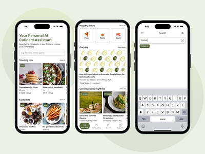 Foodie App app design design ui ux web