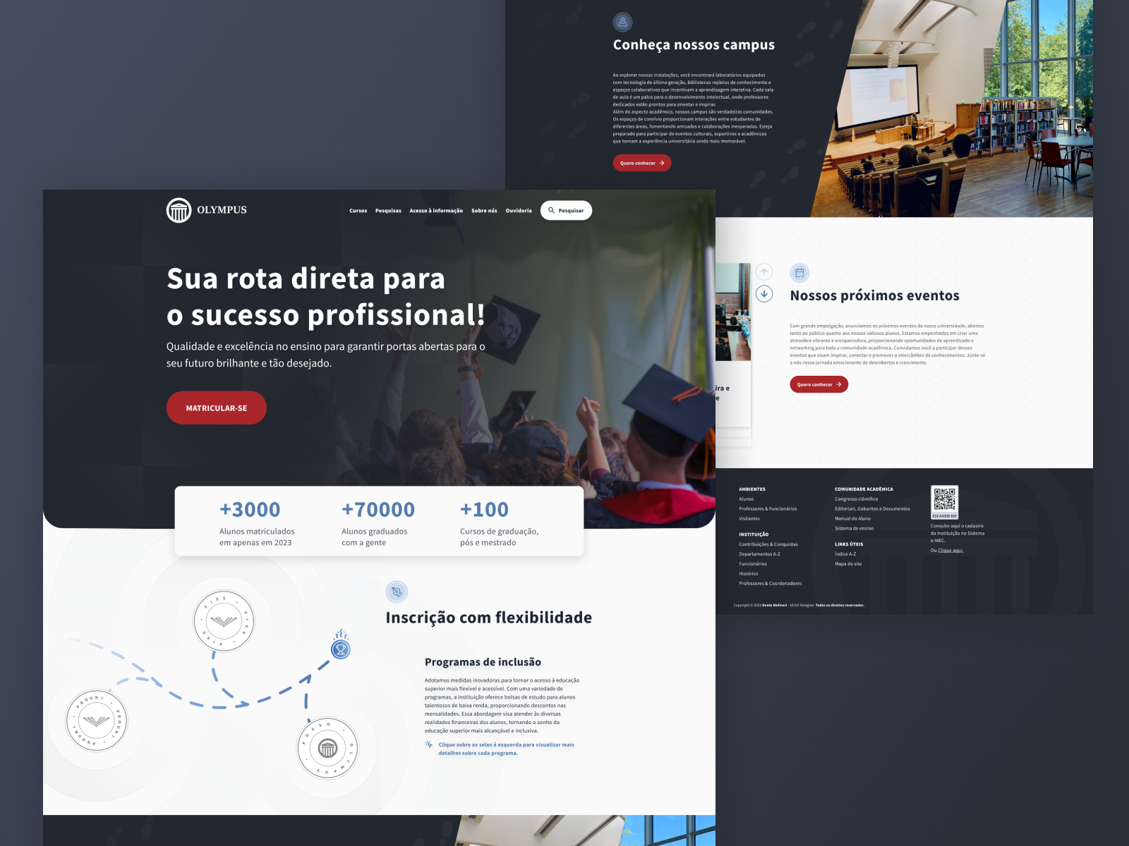 Example of Case Study - Olympus College Website