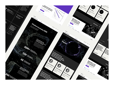 Citation Laureates Launch digital brand digital design ui ux website design
