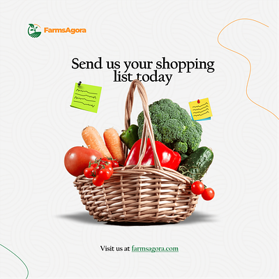 Farm Groceries branding graphic design illustration