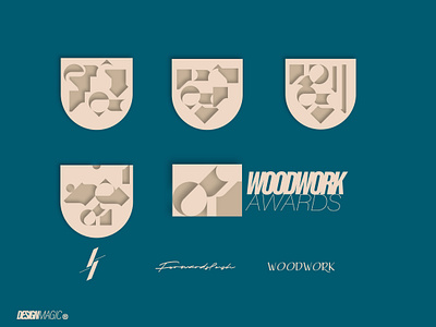 woodwoking badges branding design graphic design icon illustration logo minimal ui ux vector