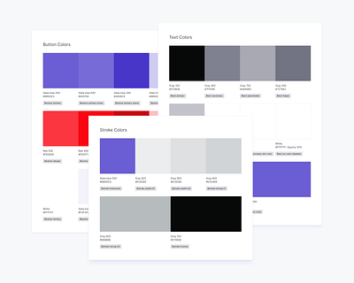 Color Styles design design systems product design styleguide ui ux visuals