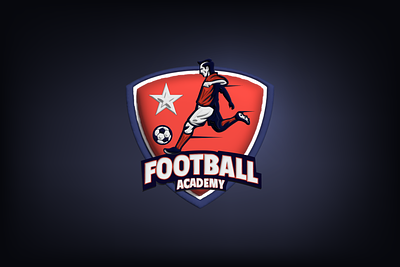 Football logo 3d 3d car logo design design football logo graphic design illustration logo vector