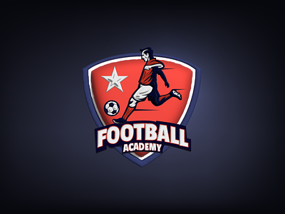 Football logo 3d 3d car logo design design football logo graphic design illustration logo vector