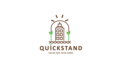 Design 1 | Quickstand Solar For Your Home | graphic design logo logo des