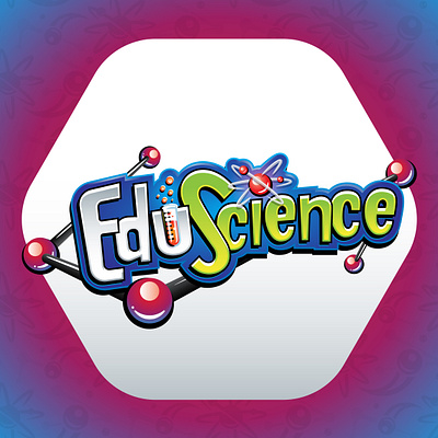 Toys R Us EduScience Logo branding design graphic design illustration logo vector