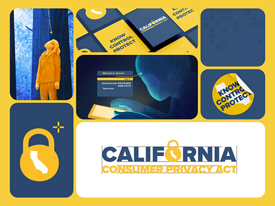 California Consumer Privacy Act - IVC Creative animation branding design graphic design illustration logo typography vector