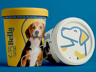 La Bella Nutri brand branding cachorro design dog grid health identidade illustration logo marca mark nutri pet petshop symbol