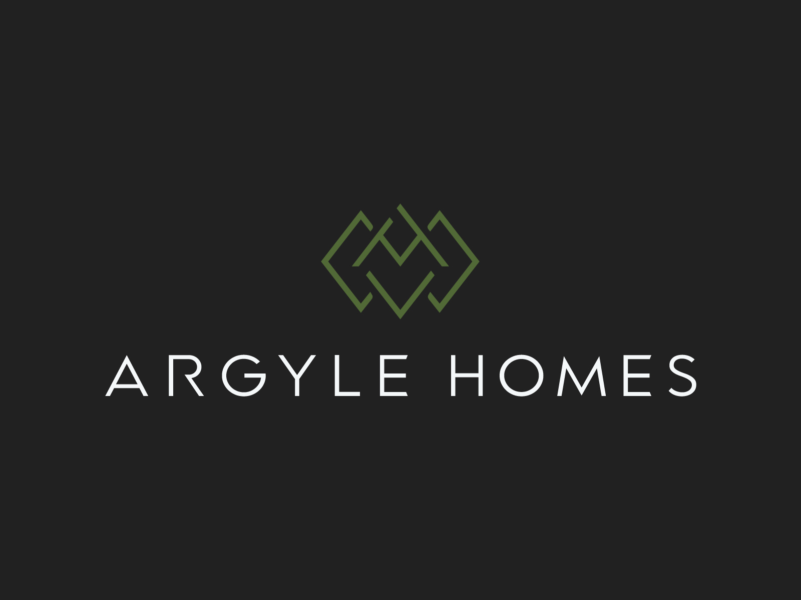 Argyle Homes by Shaky Hands Design Co. on Dribbble